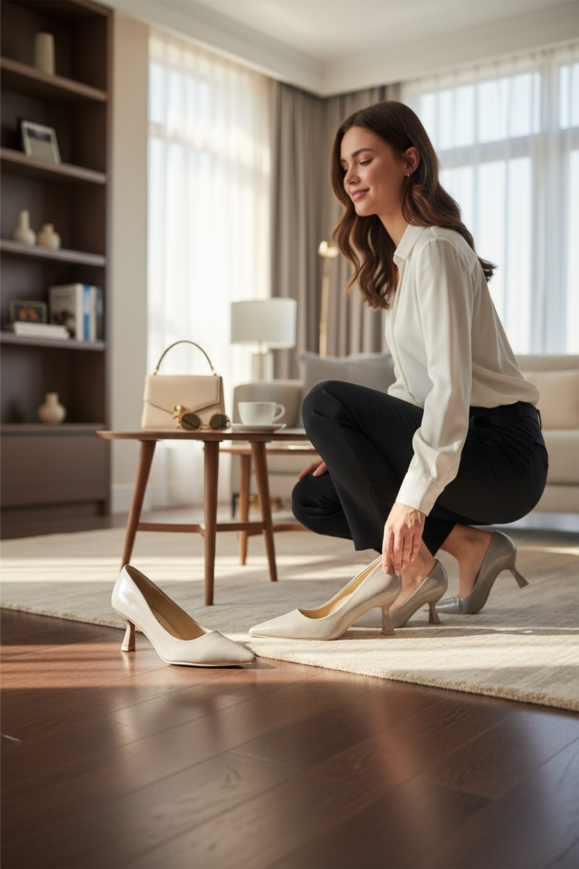 WOMEN SHOES HEELS W384