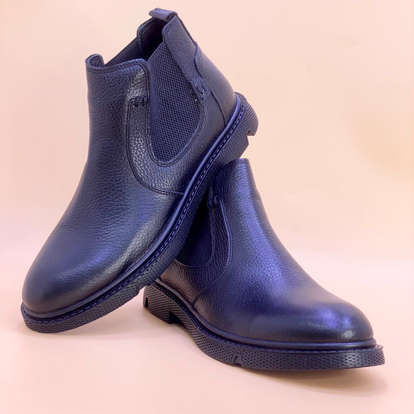 NEW , MADE IN TURKEY GENUINE LEATHER MEN BOOTS M275