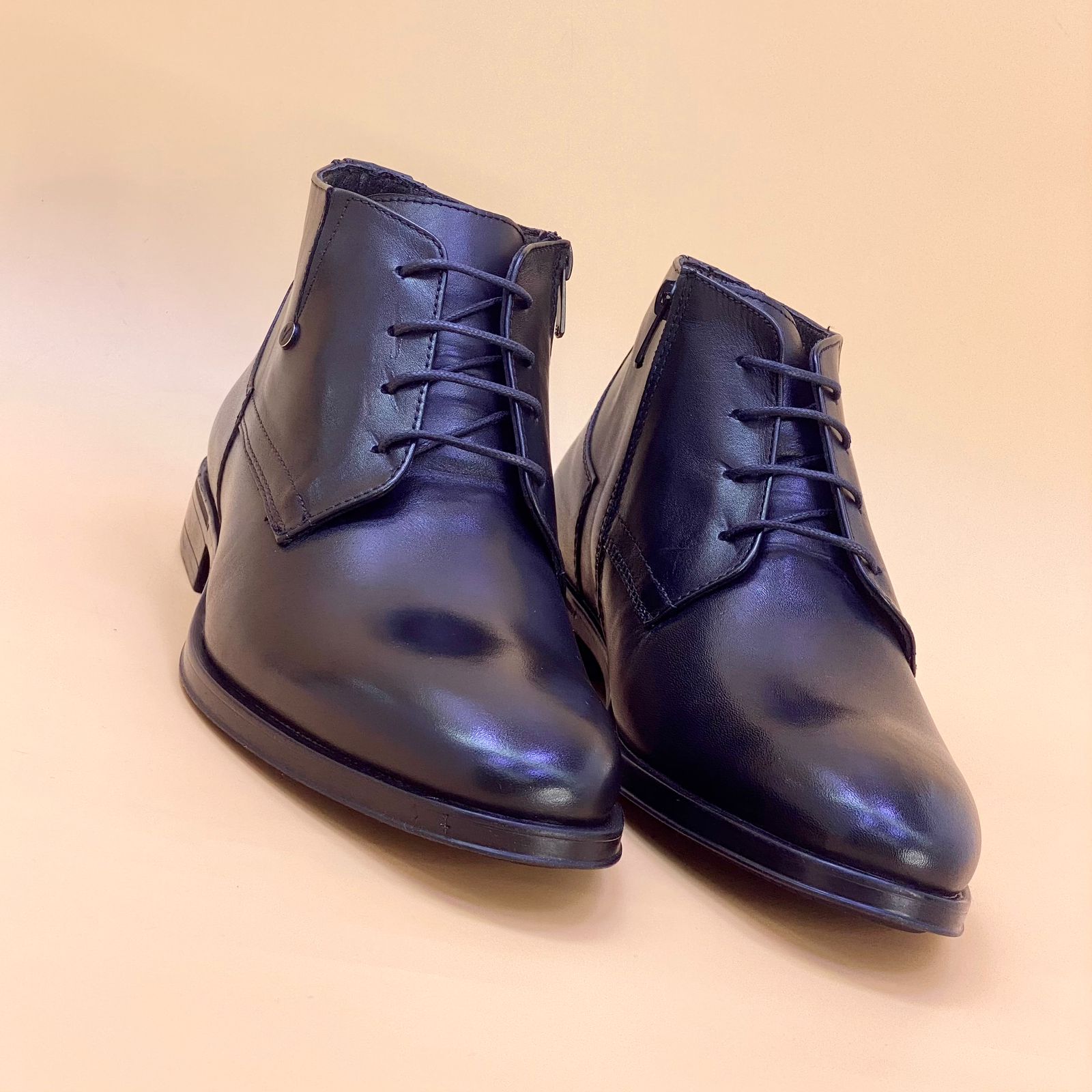 NEW , MADE IN TURKEY GENUINE LEATHER MEN BOOTS M42