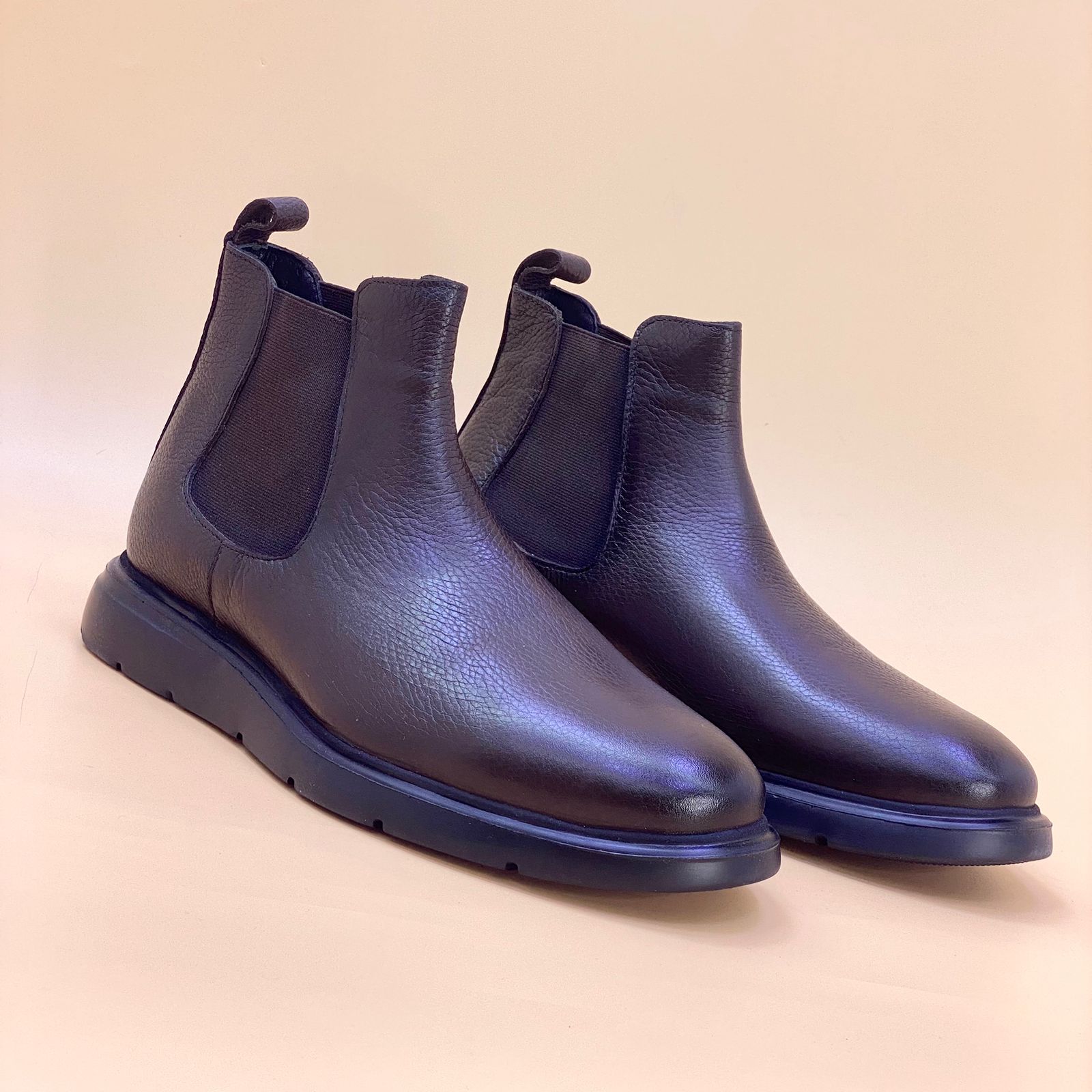 NEW , MADE IN TURKEY GENUINE LEATHER MEN BOOTS M225