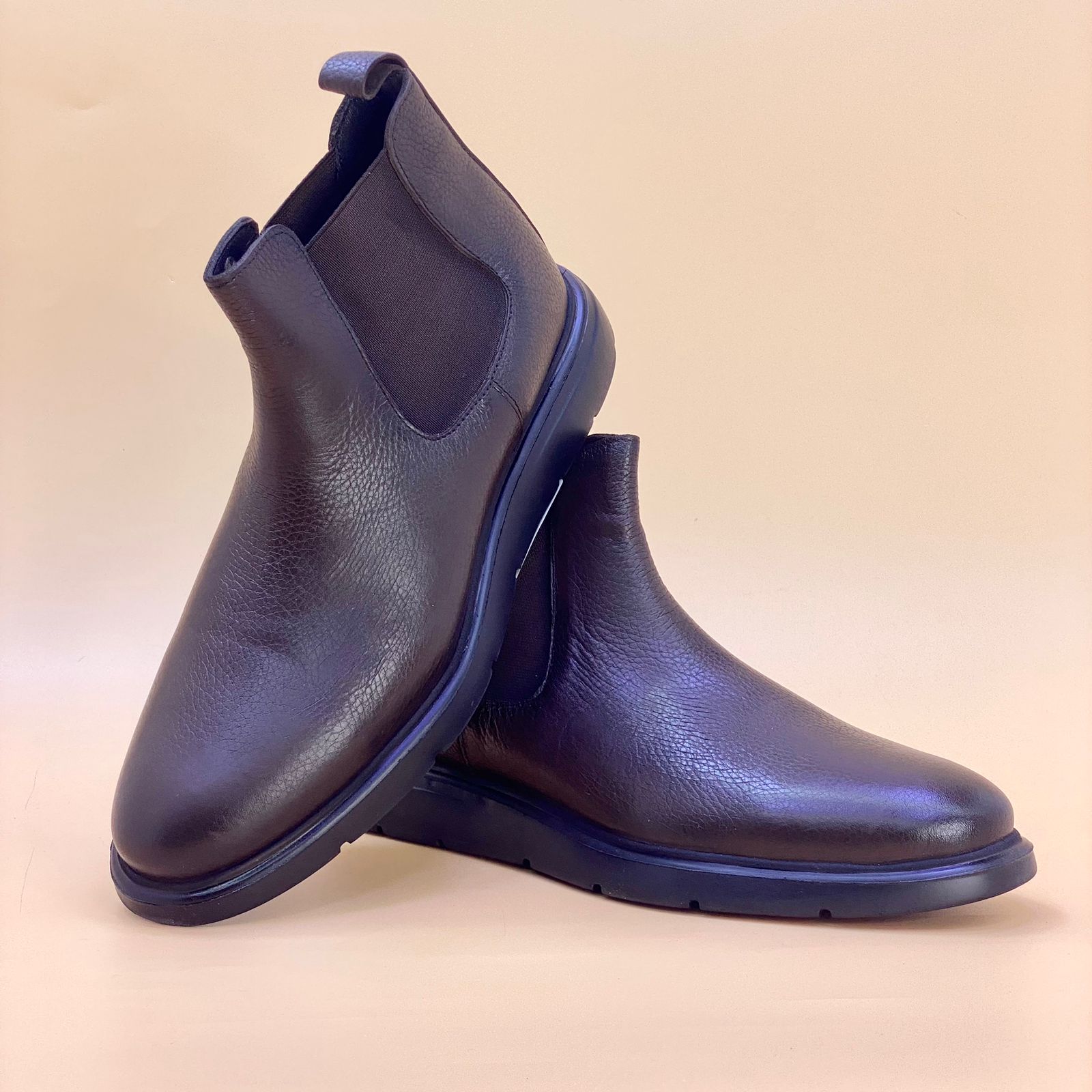 NEW , MADE IN TURKEY GENUINE LEATHER MEN BOOTS M225