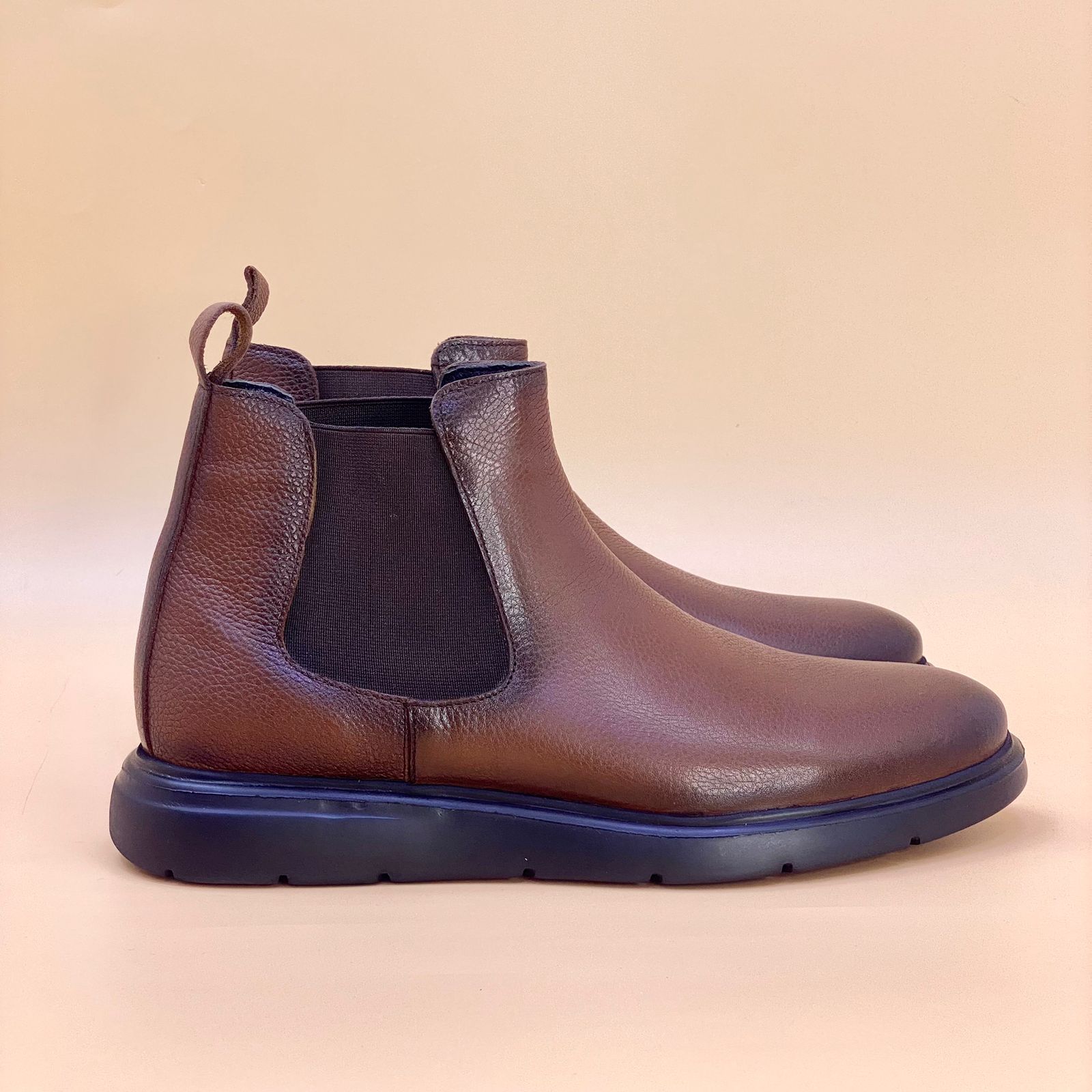 NEW , MADE IN TURKEY GENUINE LEATHER MEN BOOTS M225