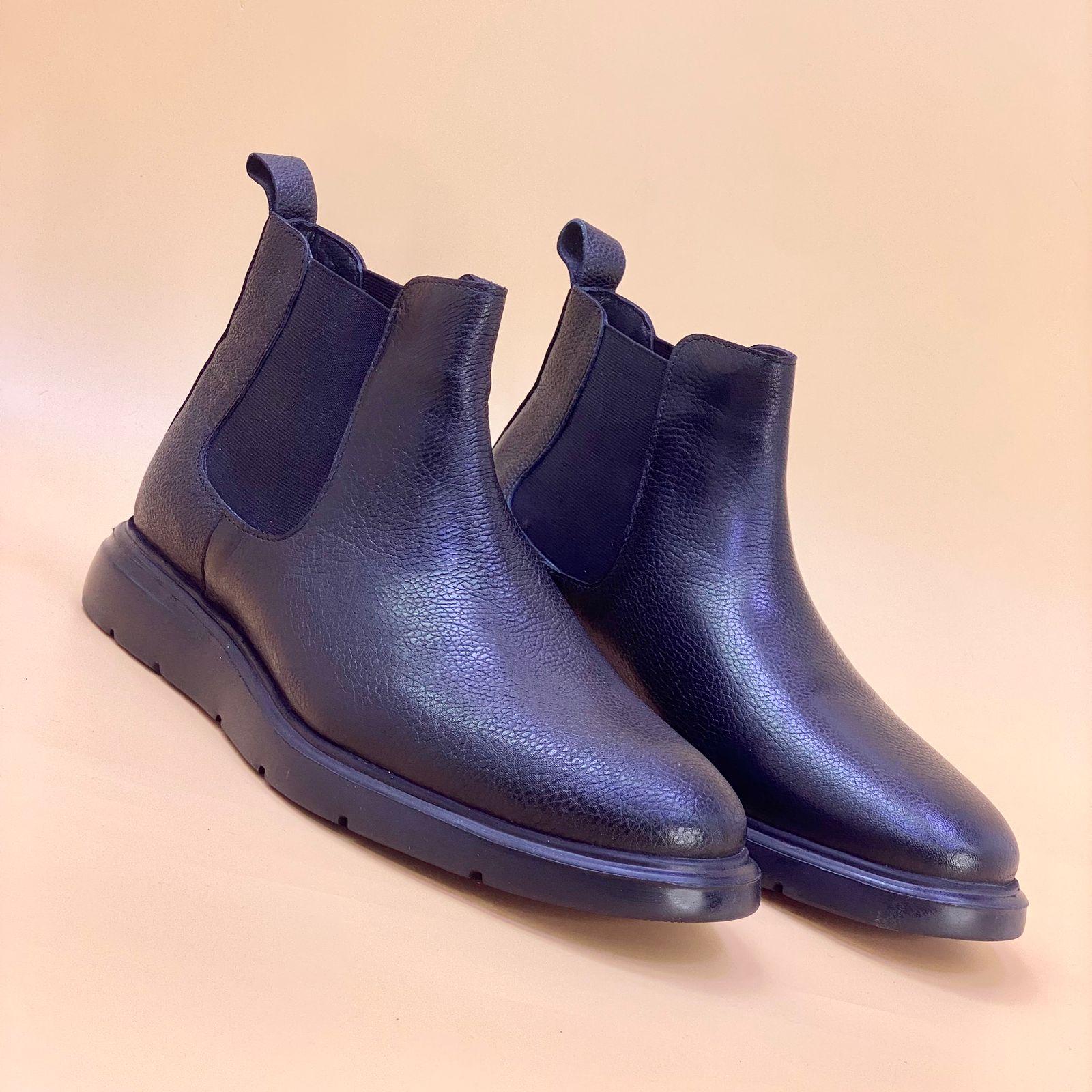 NEW , MADE IN TURKEY GENUINE LEATHER MEN BOOTS M225