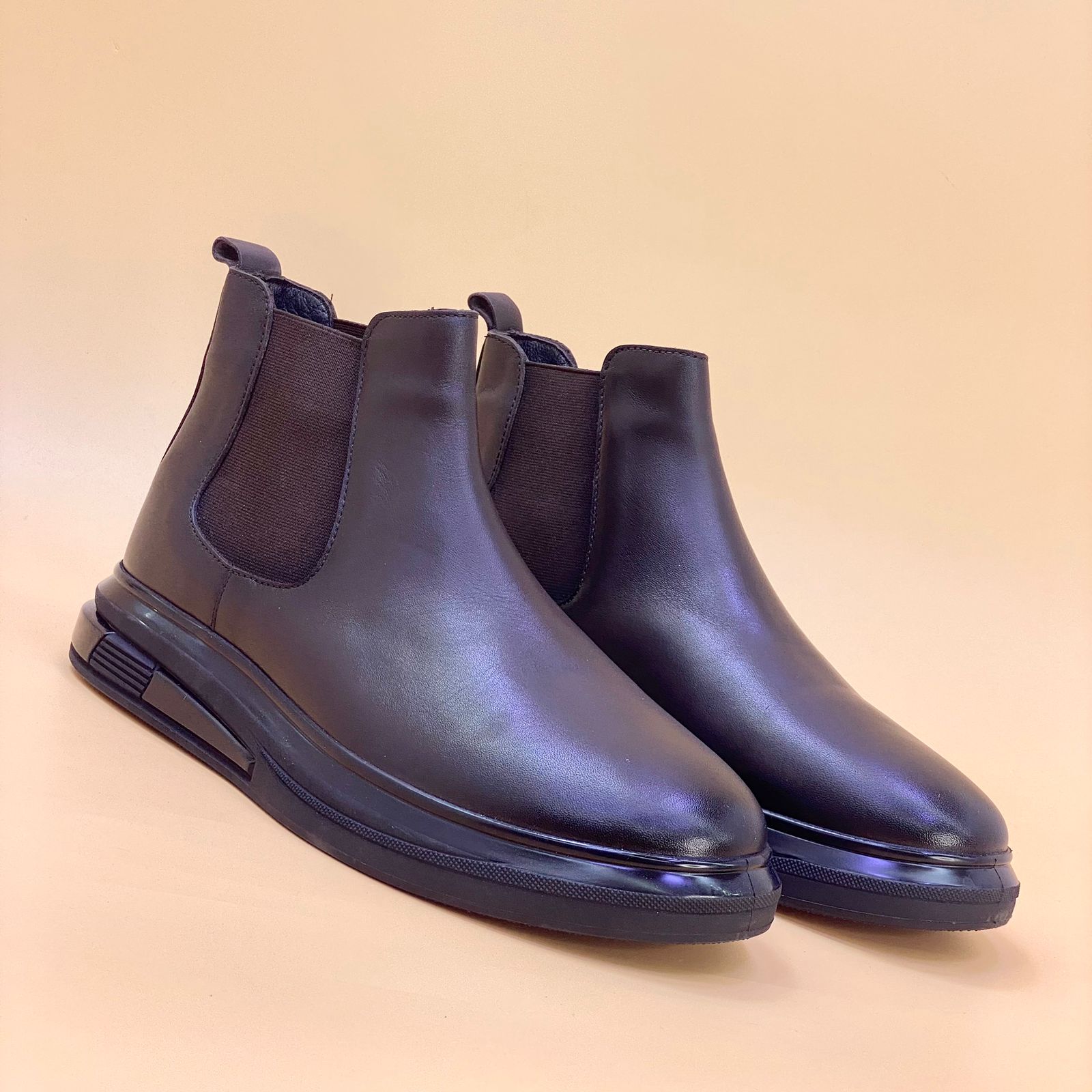 NEW , MADE IN TURKEY GENUINE LEATHER MEN BOOTS M36