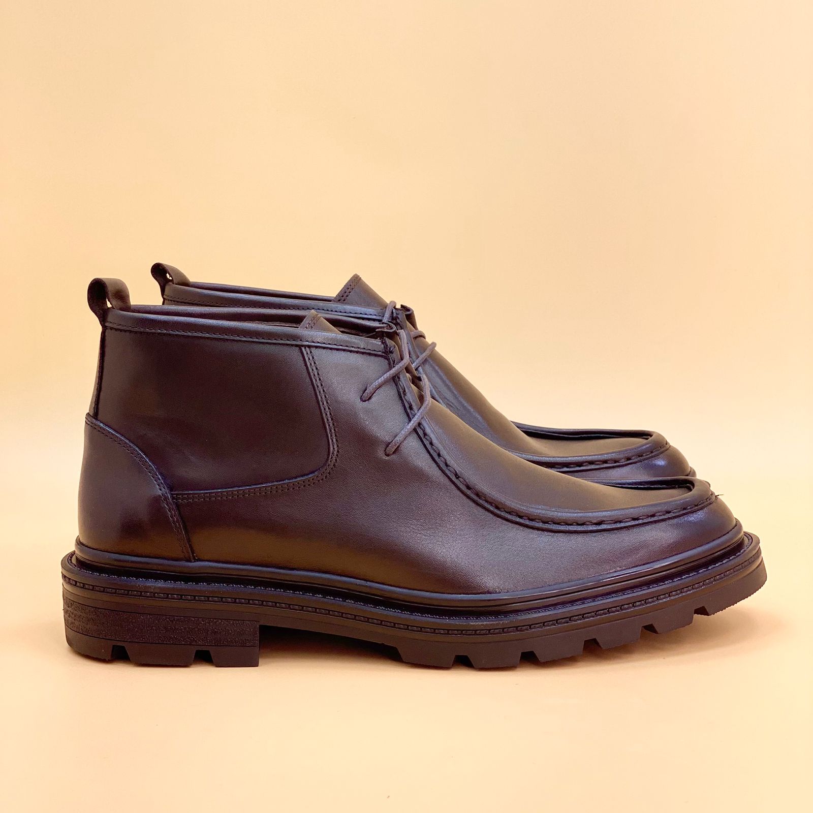 NEW , MADE IN TURKEY GENUINE LEATHER MEN BOOTS M706