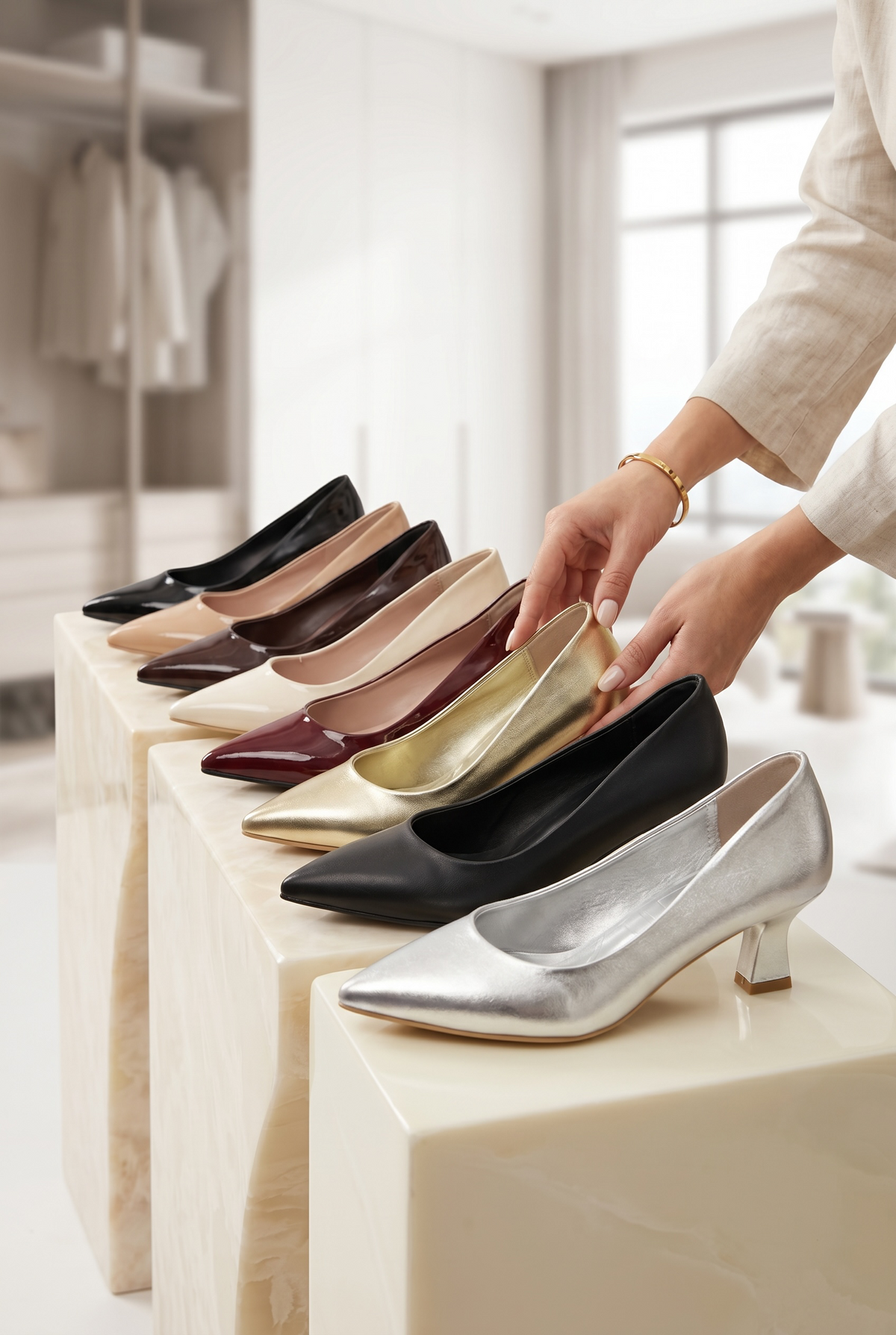 WOMEN SHOES HEELS W915