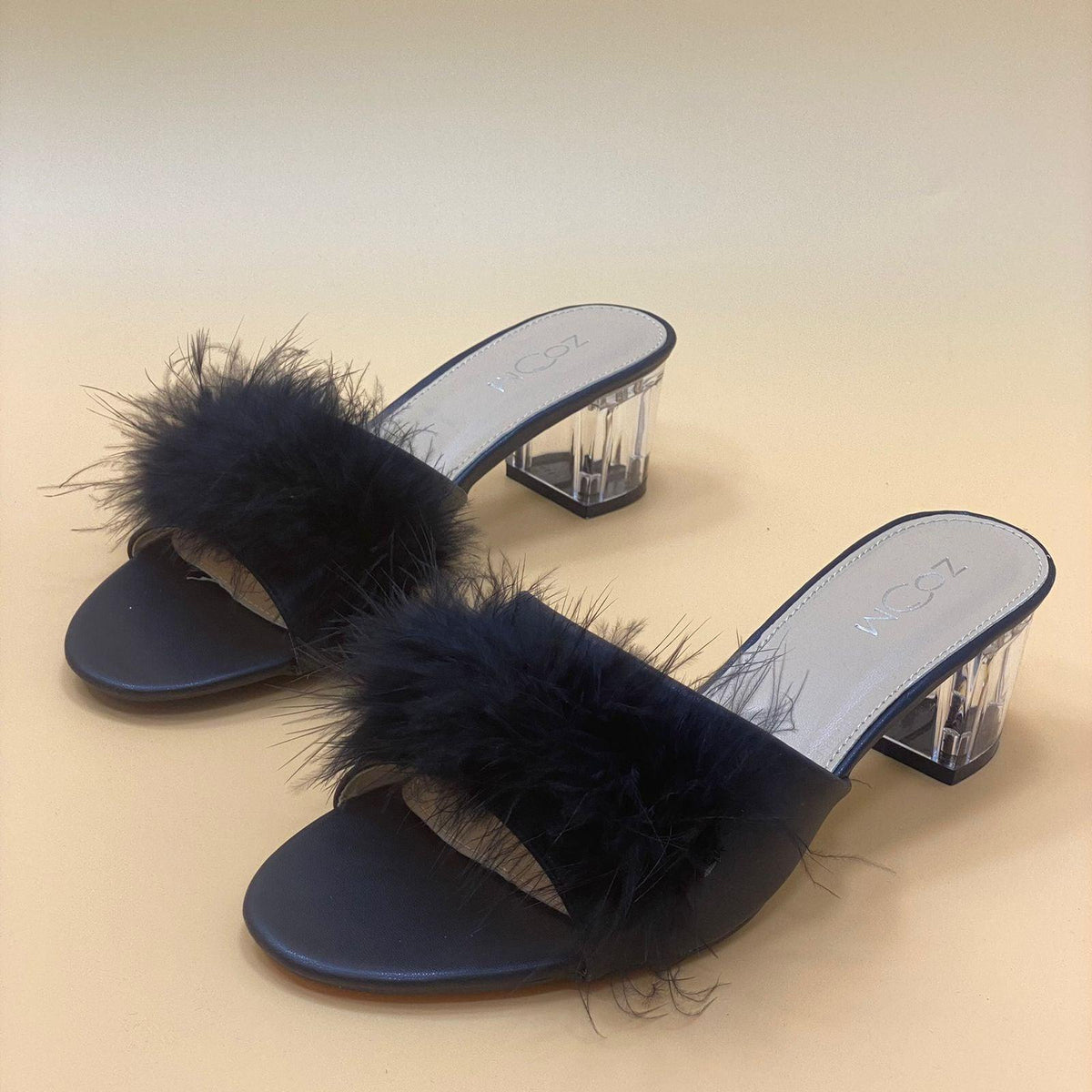 WOMEN SLIPPERS HEELS W291 - Olive Tree Shoes 