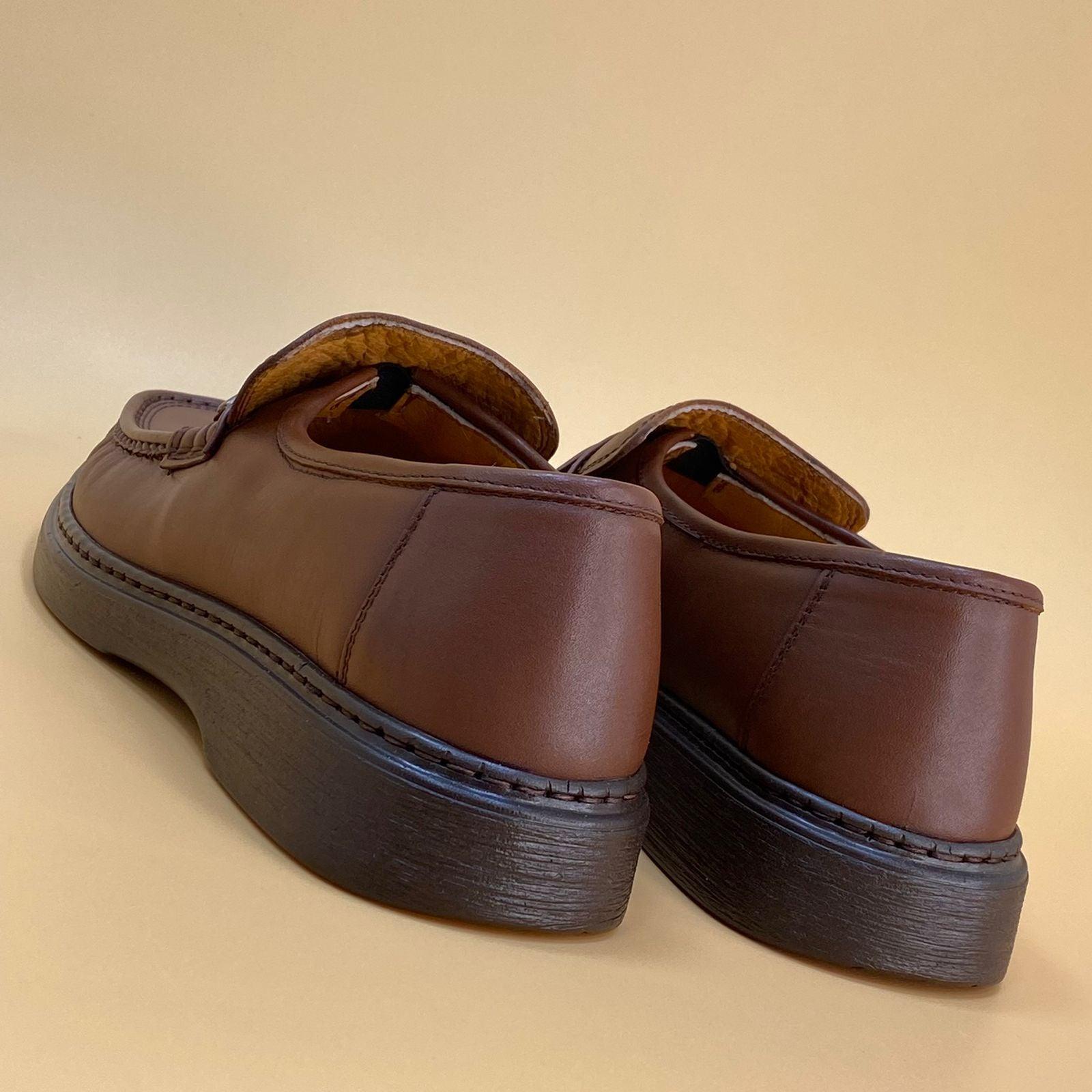 MADE IN TURKEY GENUINE LEATHER MEN SHOES M117 - Olive Tree Shoes