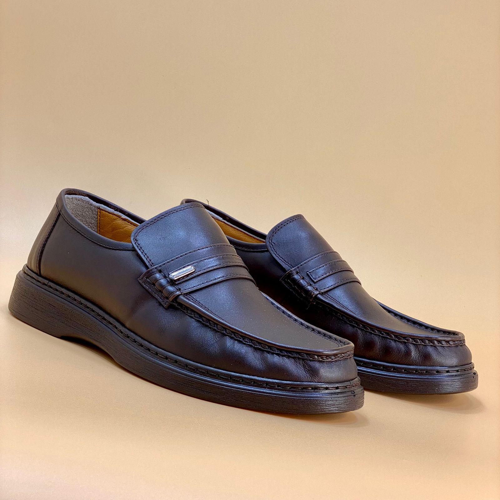 MADE IN TURKEY GENUINE LEATHER MEN SHOES M117 - Olive Tree Shoes
