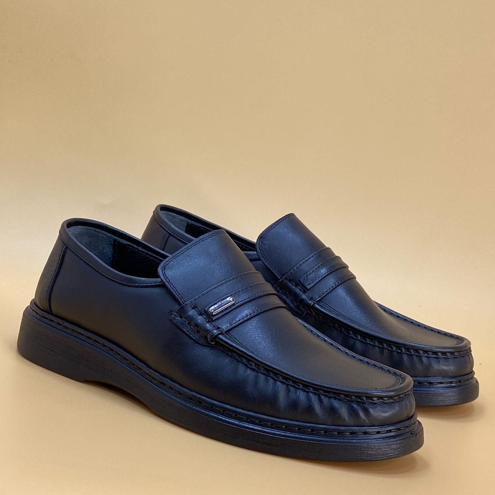 MADE IN TURKEY GENUINE LEATHER MEN SHOES M117 - Olive Tree Shoes