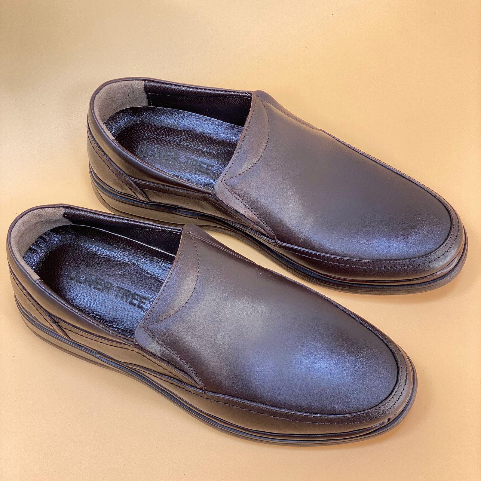 MADE IN TURKEY GENUINE LEATHER MEN SHOES M118 - Olive Tree Shoes