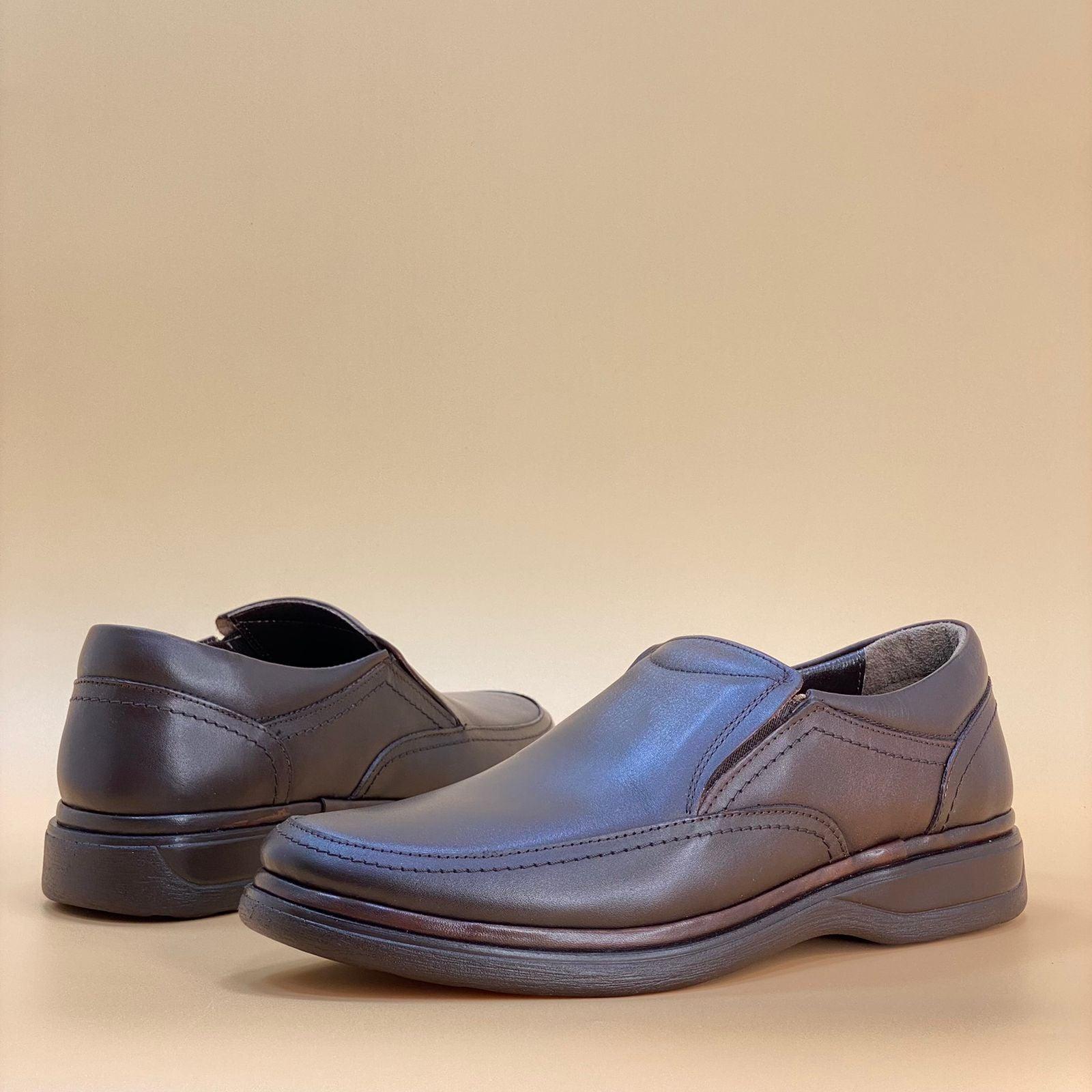 MADE IN TURKEY GENUINE LEATHER MEN SHOES M118 - Olive Tree Shoes