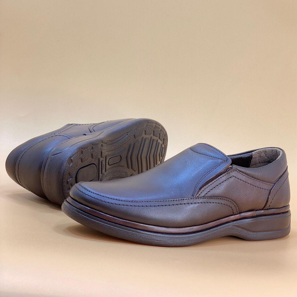 MADE IN TURKEY GENUINE LEATHER MEN SHOES M118 - Olive Tree Shoes