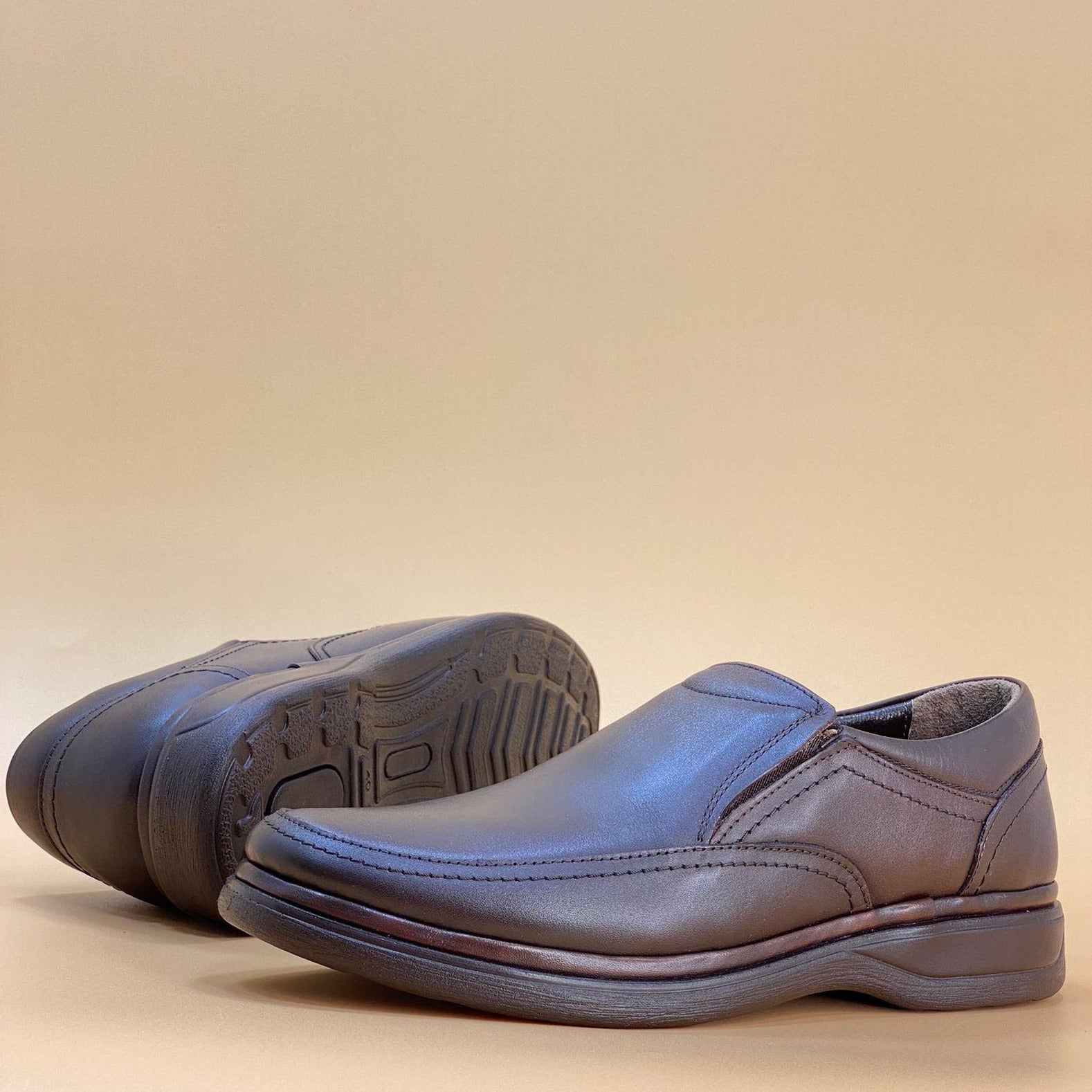 MADE IN TURKEY GENUINE LEATHER MEN SHOES M118 - Olive Tree Shoes