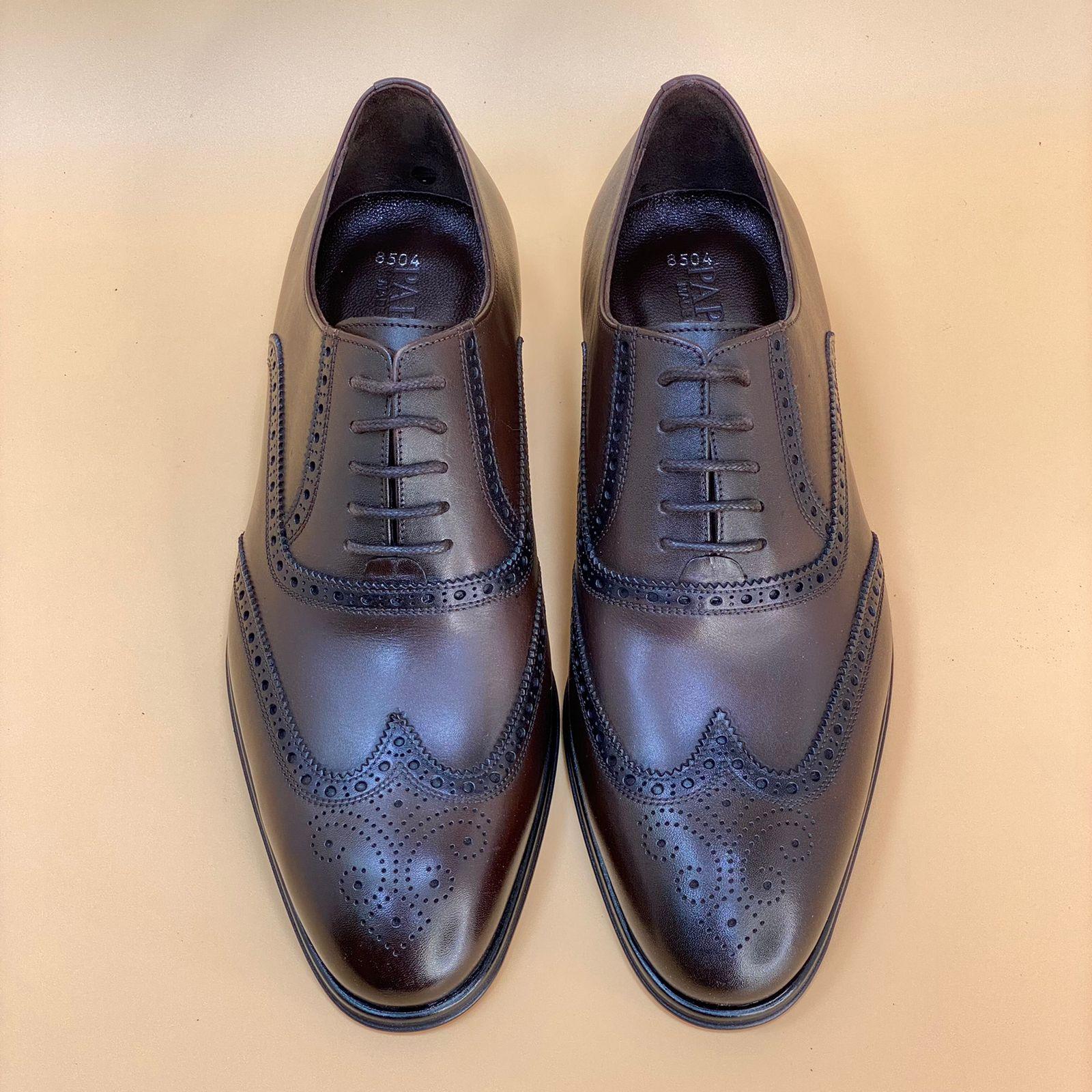 MADE IN TURKEY GENUINE LEATHER MEN SHOES M122 - Olive Tree Shoes