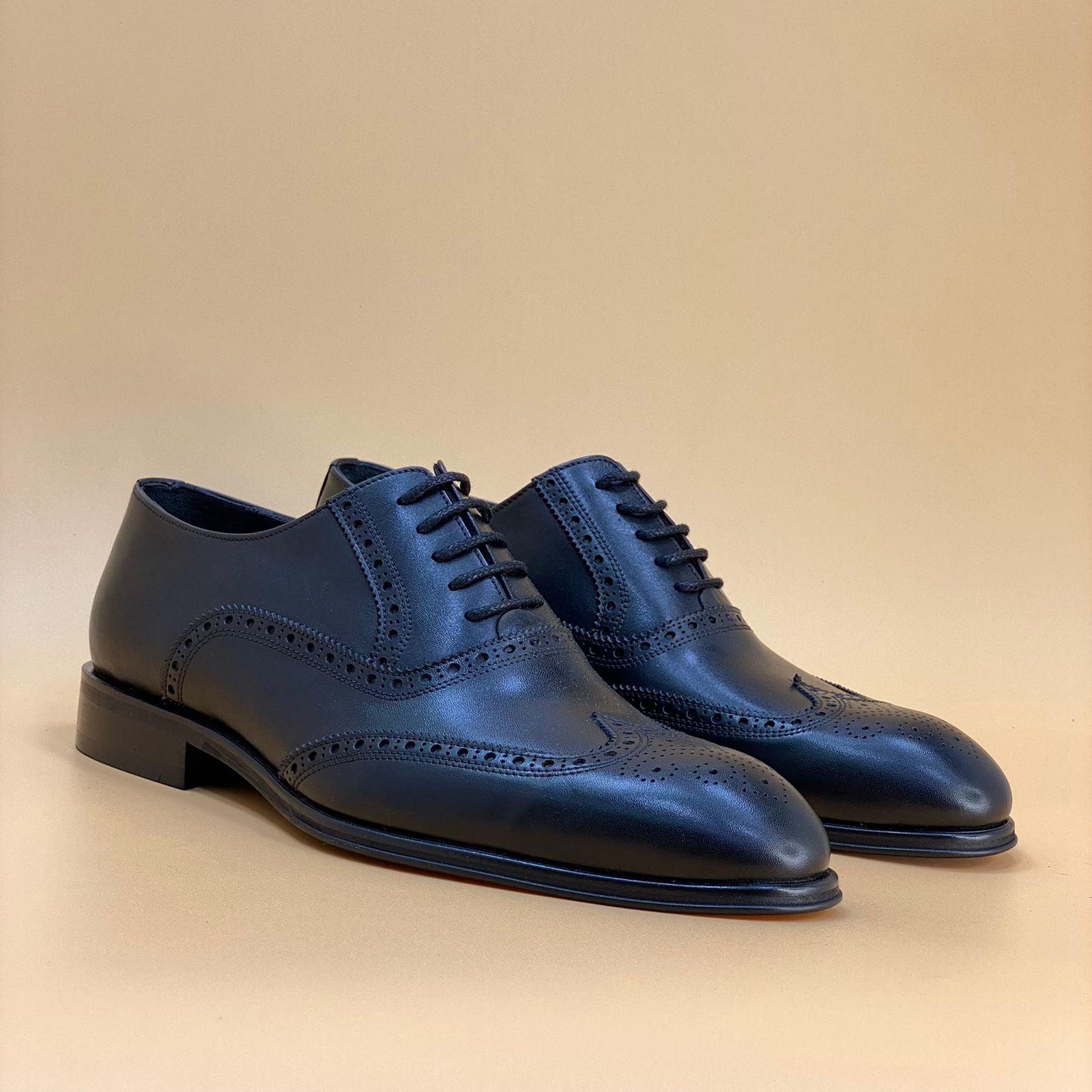 MADE IN TURKEY GENUINE LEATHER MEN SHOES M122 - Olive Tree Shoes