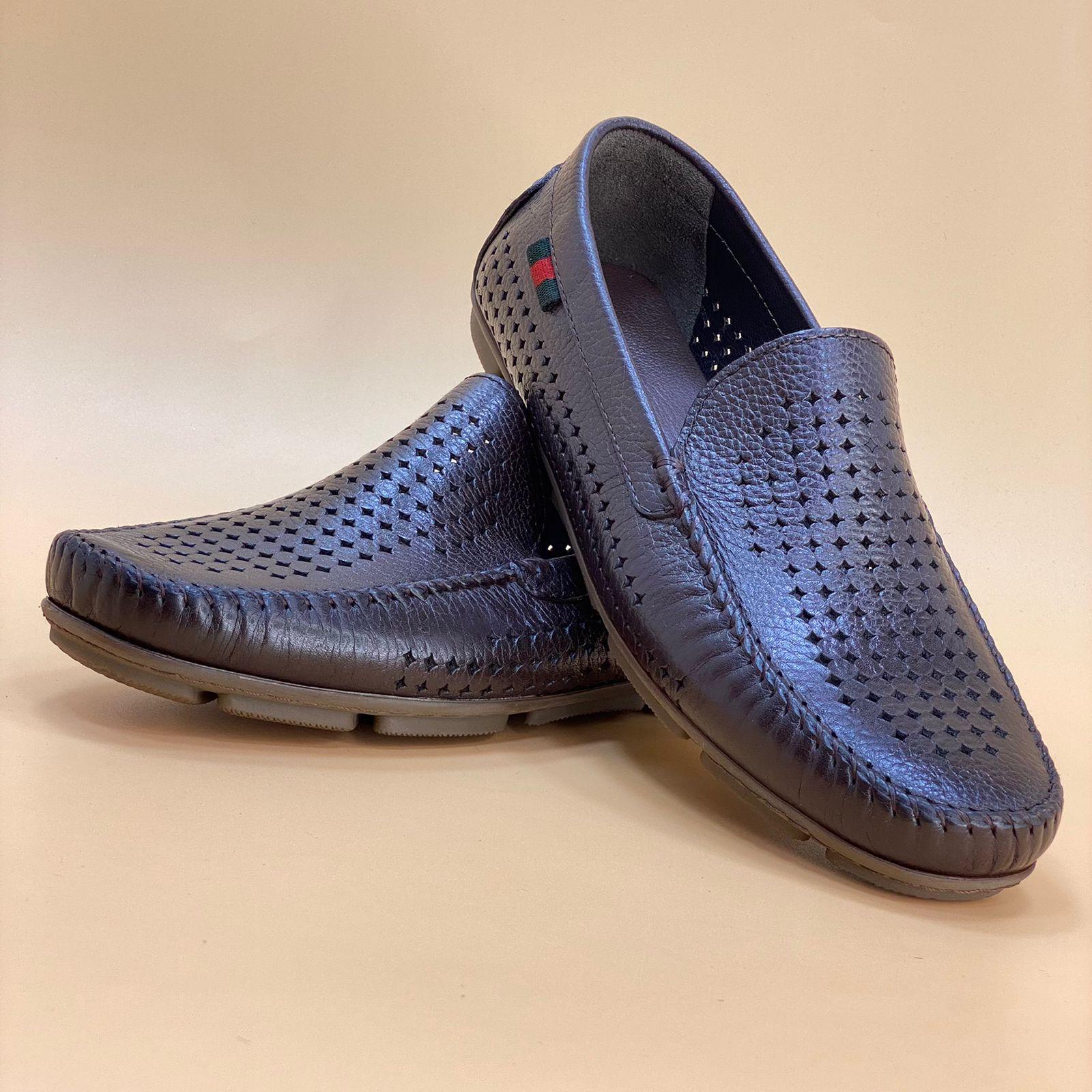 MADE IN TURKEY GENUINE LEATHER MEN SHOES M152 - Olive Tree Shoes
