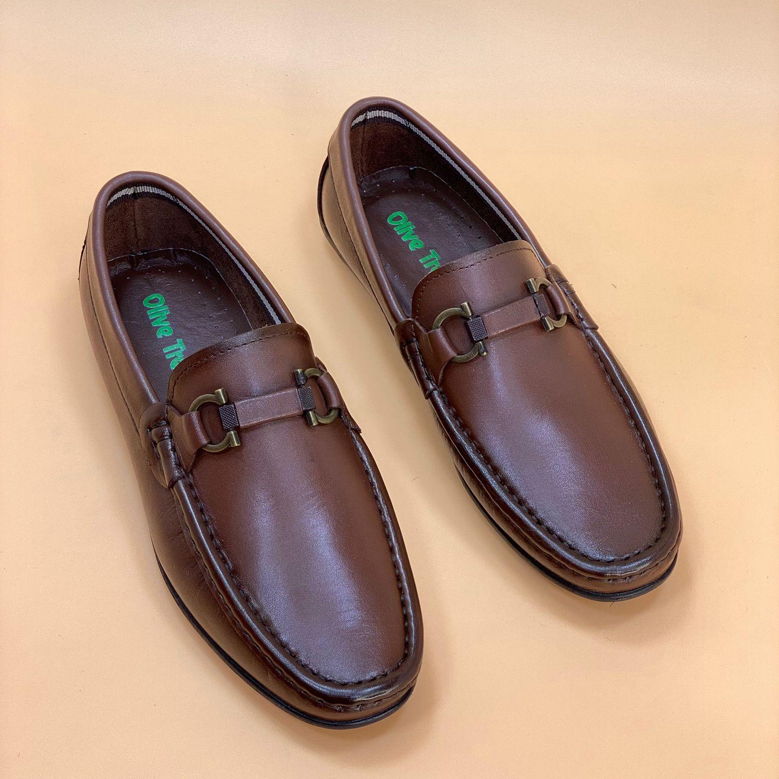 MADE IN TURKEY GENUINE LEATHER MEN SHOES M137 - Olive Tree Shoes