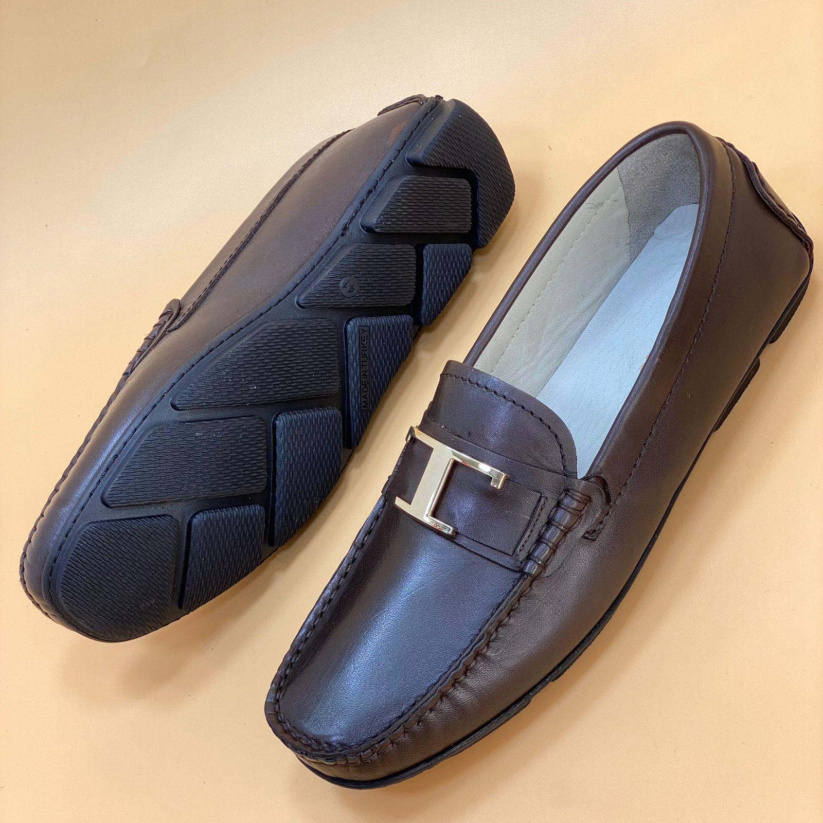 MADE IN TURKEY GENUINE LEATHER MEN SHOES M138 - Olive Tree Shoes