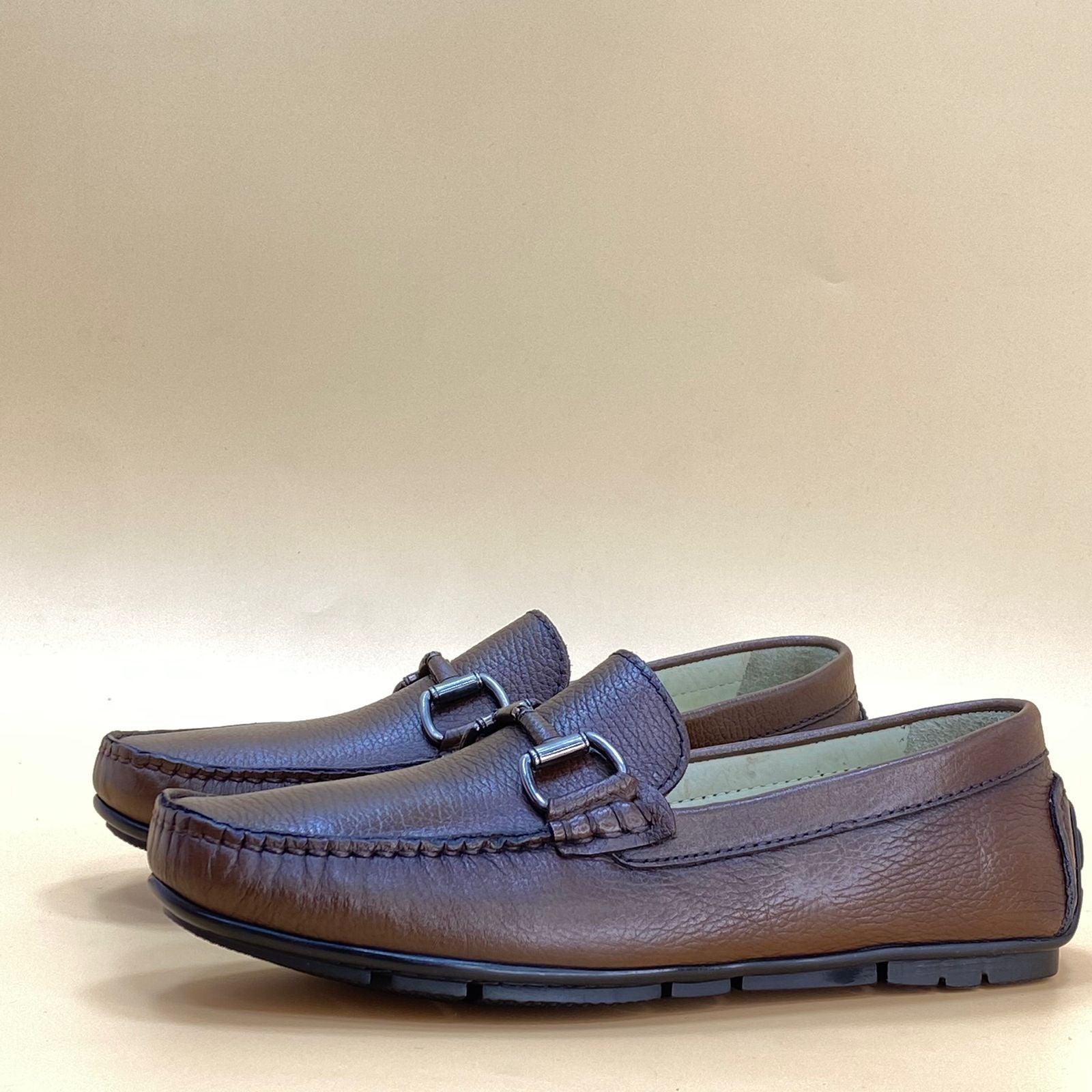 MADE IN TURKEY GENUINE LEATHER MEN SHOES M139 - Olive Tree Shoes