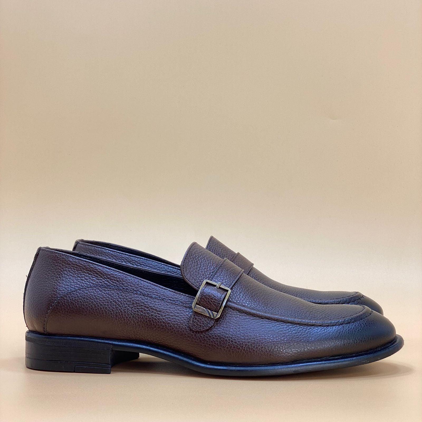 MADE IN TURKEY GENUINE LEATHER MEN SHOES M143 - Olive Tree Shoes