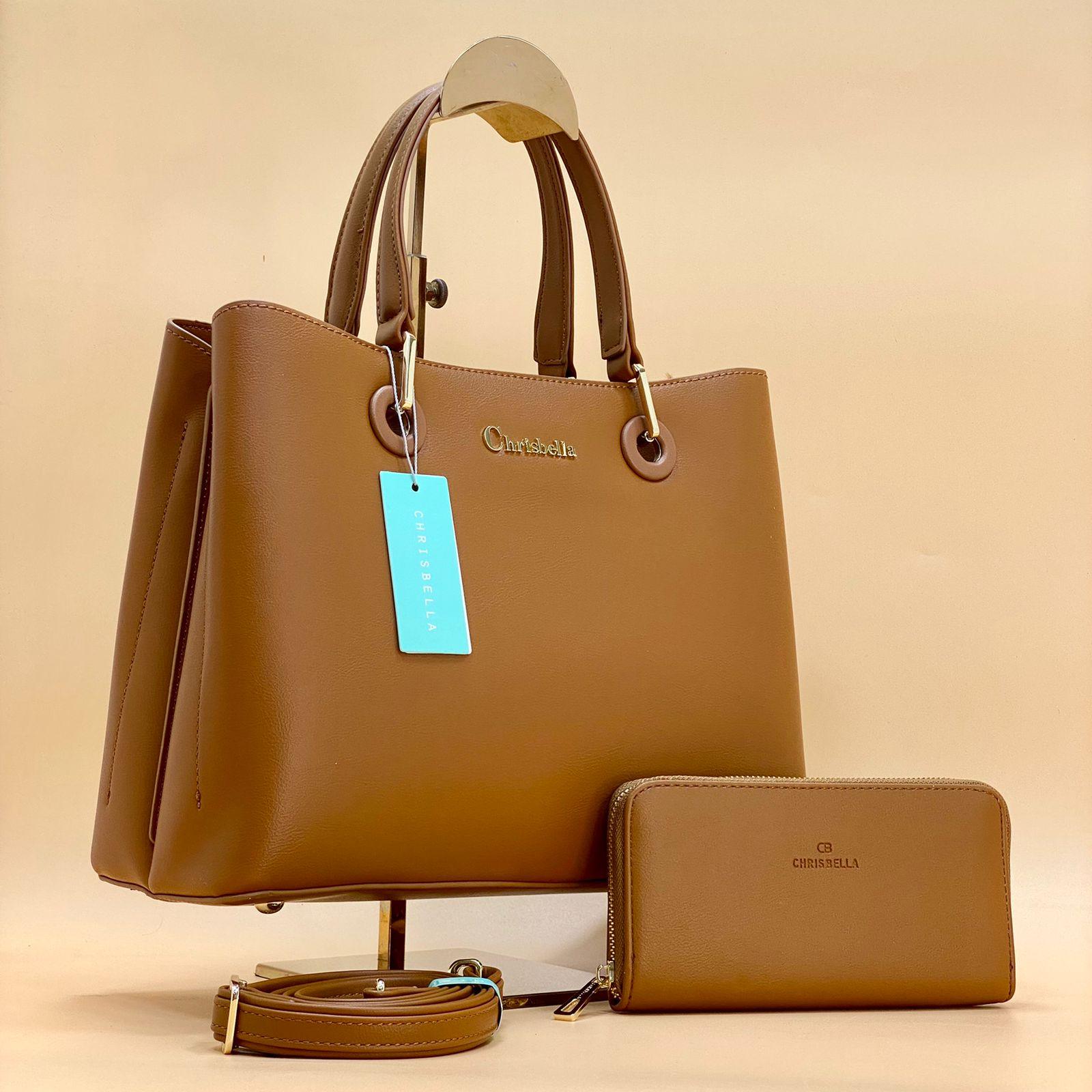 NEW CHRIBELLA , WOMEN HANDBAGS 2IN1 B340 - Olive Tree Shoes