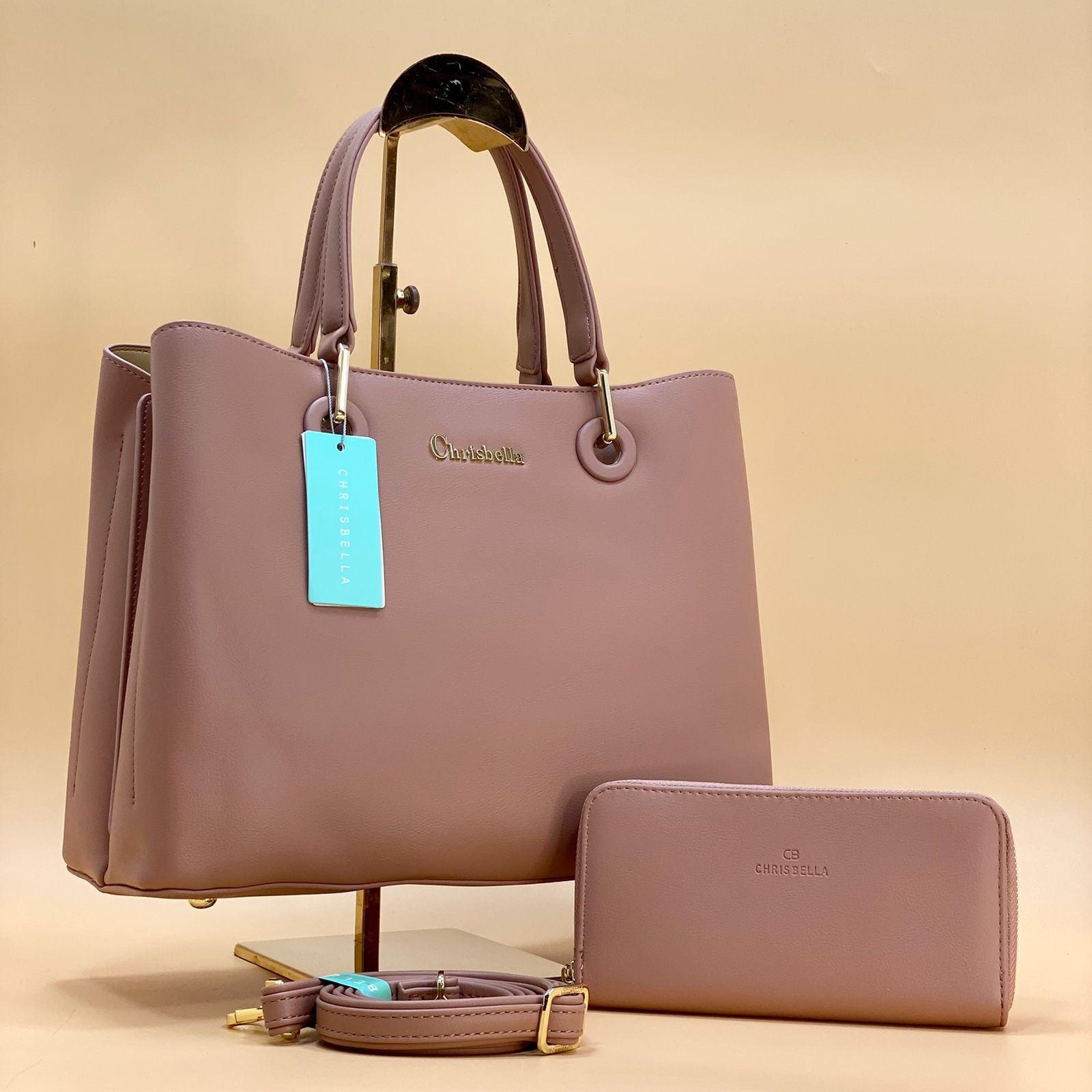 NEW CHRIBELLA , WOMEN HANDBAGS 2IN1 B340 - Olive Tree Shoes