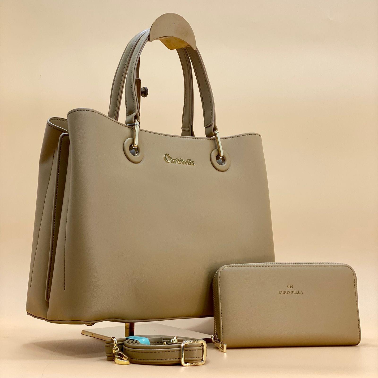 NEW CHRIBELLA , WOMEN HANDBAGS 2IN1 B340 - Olive Tree Shoes