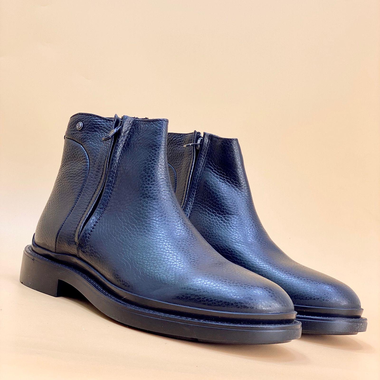 NEW , MADE IN TURKEY GENUINE LEATHER MEN BOOTS M311 - Olive Tree Shoes