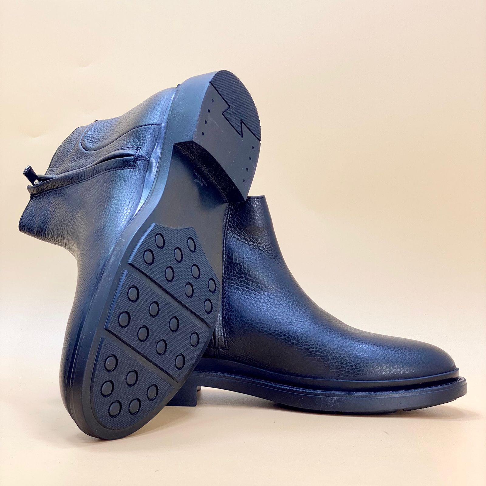 NEW , MADE IN TURKEY GENUINE LEATHER MEN BOOTS M311 - Olive Tree Shoes