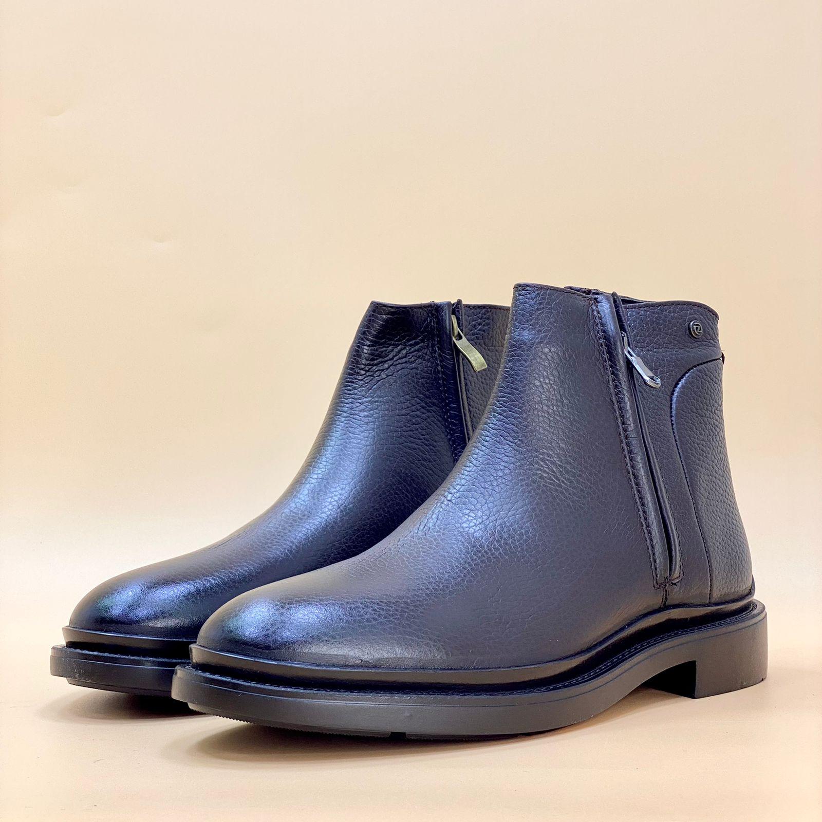 NEW , MADE IN TURKEY GENUINE LEATHER MEN BOOTS M311 - Olive Tree Shoes