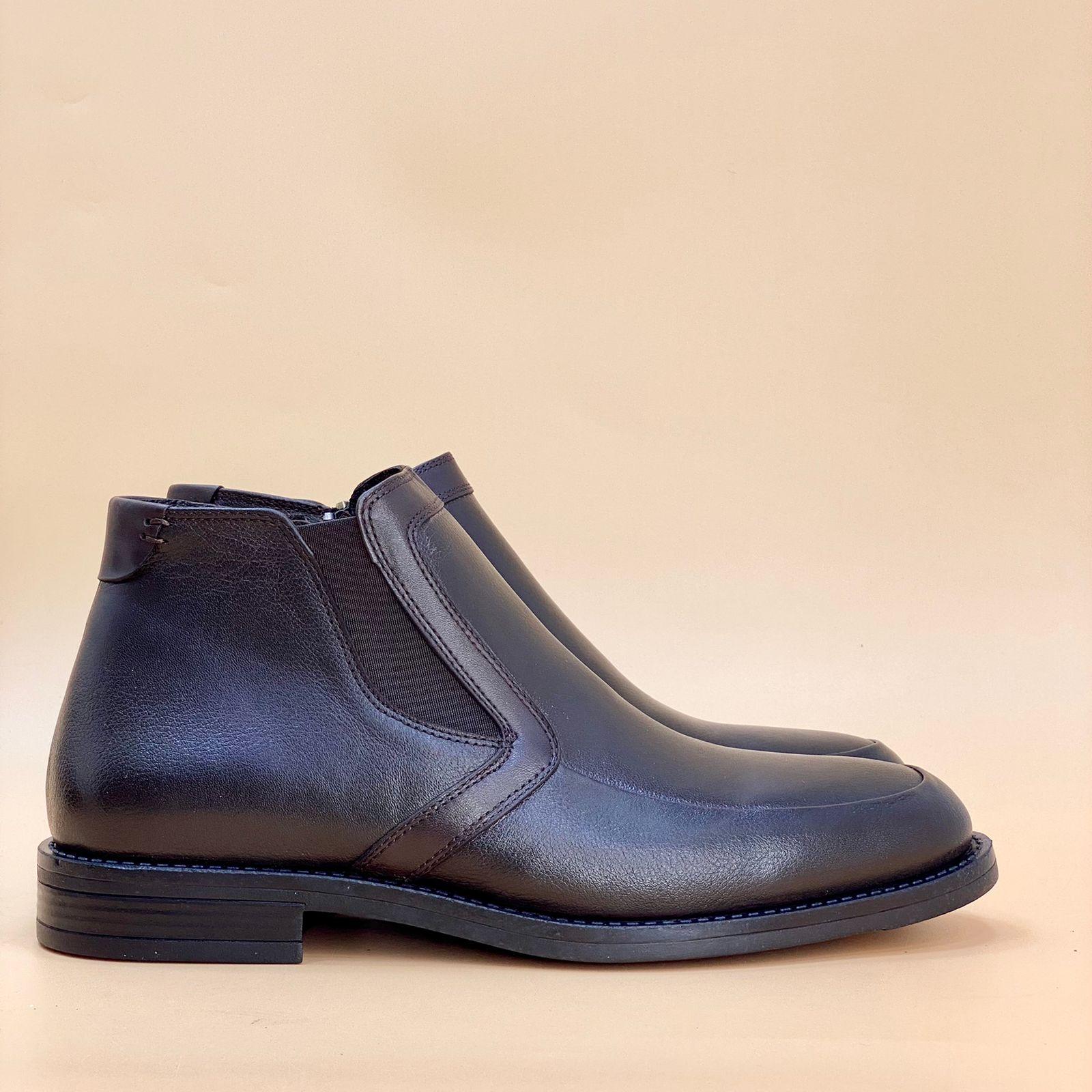 NEW , MADE IN TURKEY GENUINE LEATHER MEN BOOTS M307 - Olive Tree Shoes