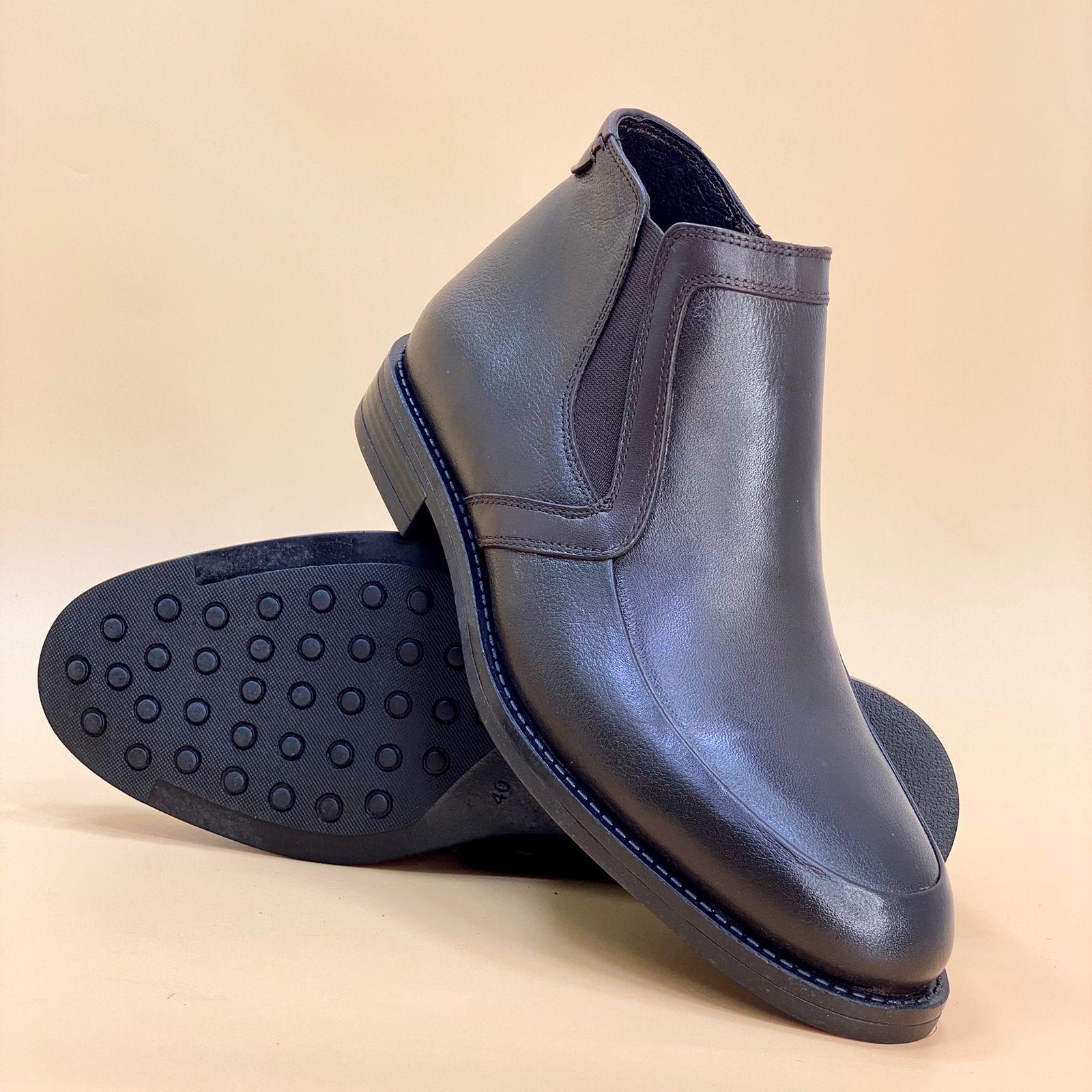 NEW , MADE IN TURKEY GENUINE LEATHER MEN BOOTS M307 - Olive Tree Shoes
