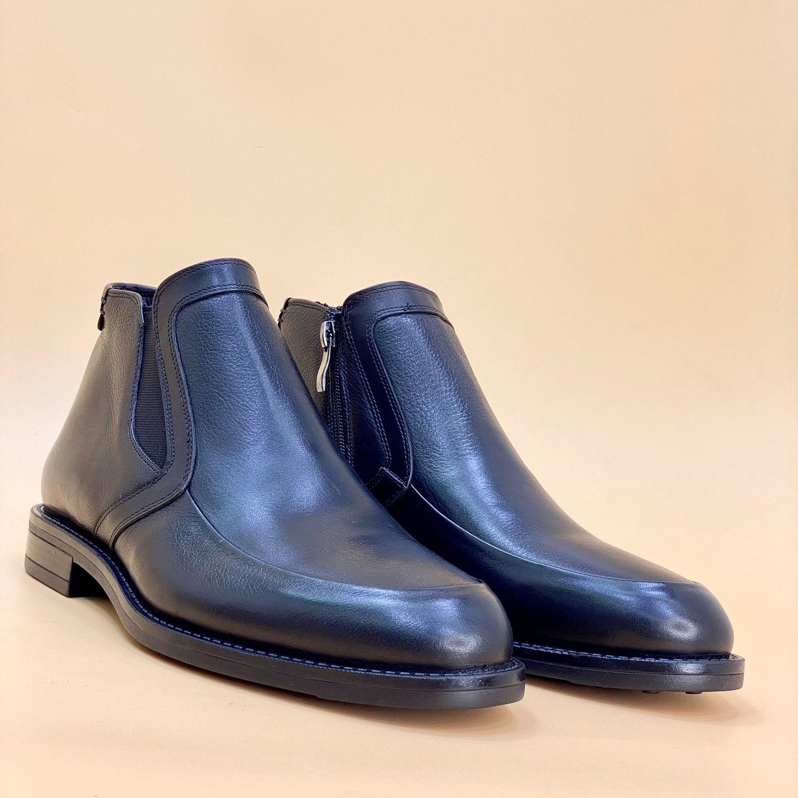 NEW , MADE IN TURKEY GENUINE LEATHER MEN BOOTS M307 - Olive Tree Shoes