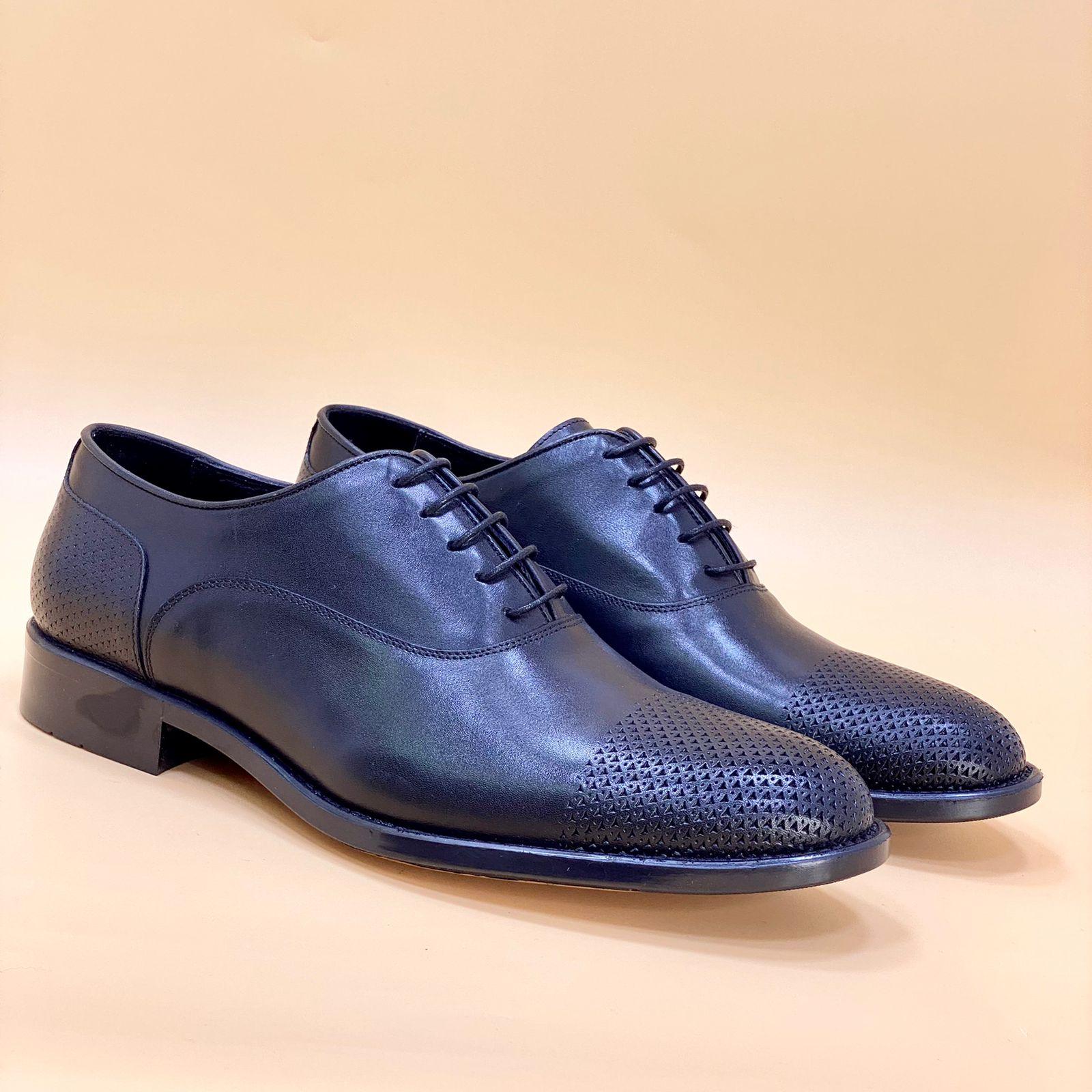 NEW , MADE IN TURKEY GENUINE LEATHER MEN SHOES M852 - Olive Tree Shoes