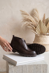 NEW ,  MADE IN TURKEY GENUINE LEATHER MEN BOOTS  M706