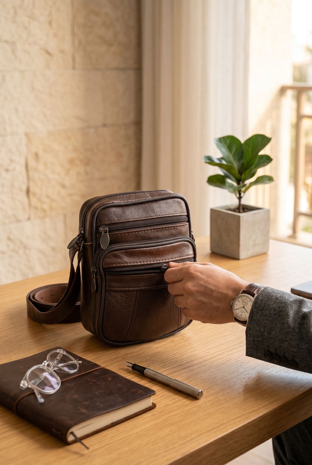 NEW 2025 , MEN' HANDBAGS & SHOULDER BAGS D6