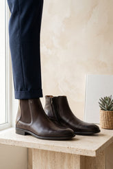 NEW ,  MADE IN TURKEY GENUINE LEATHER MEN BOOTS  M309