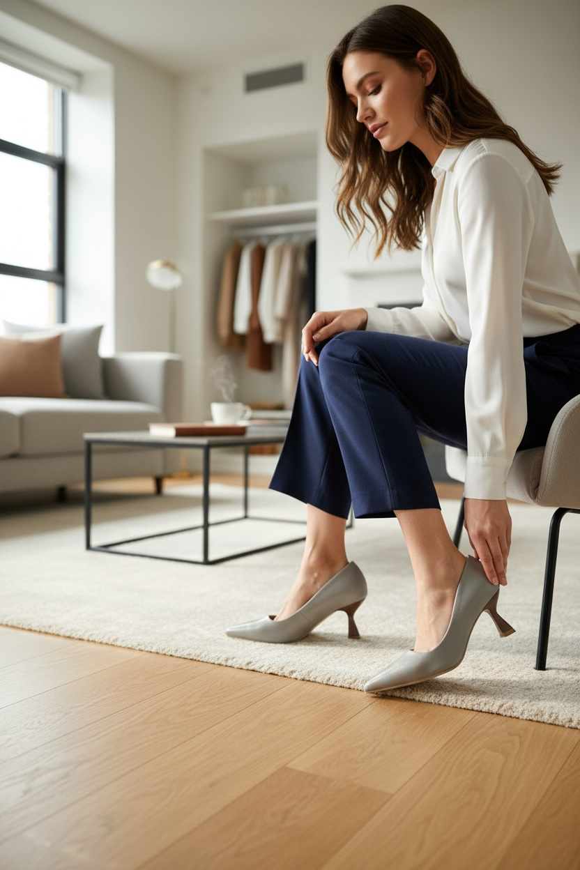 WOMEN SHOES HEELS  W384