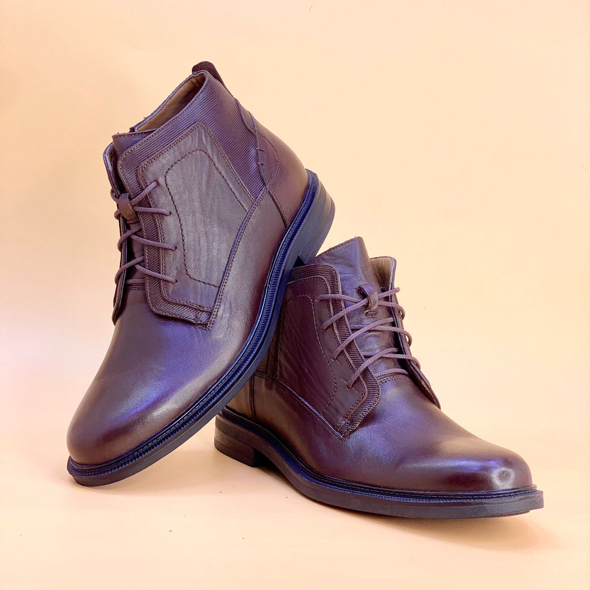 NEW , MADE IN TURKEY GENUINE LEATHER MEN BOOTS  M61
