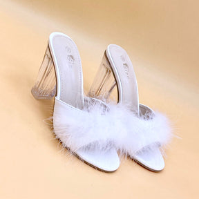 NEW ,  WOMEN SLIPPERS HEELS W533