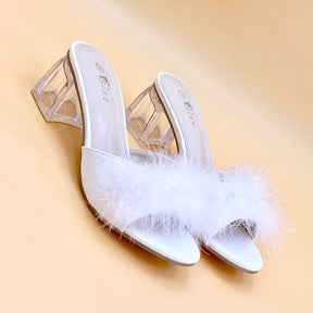 NEW ,  WOMEN SLIPPERS HEELS W534