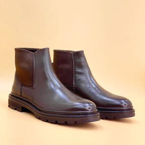 NEW ,  MADE IN TURKEY GENUINE LEATHER MEN BOOTS  M704