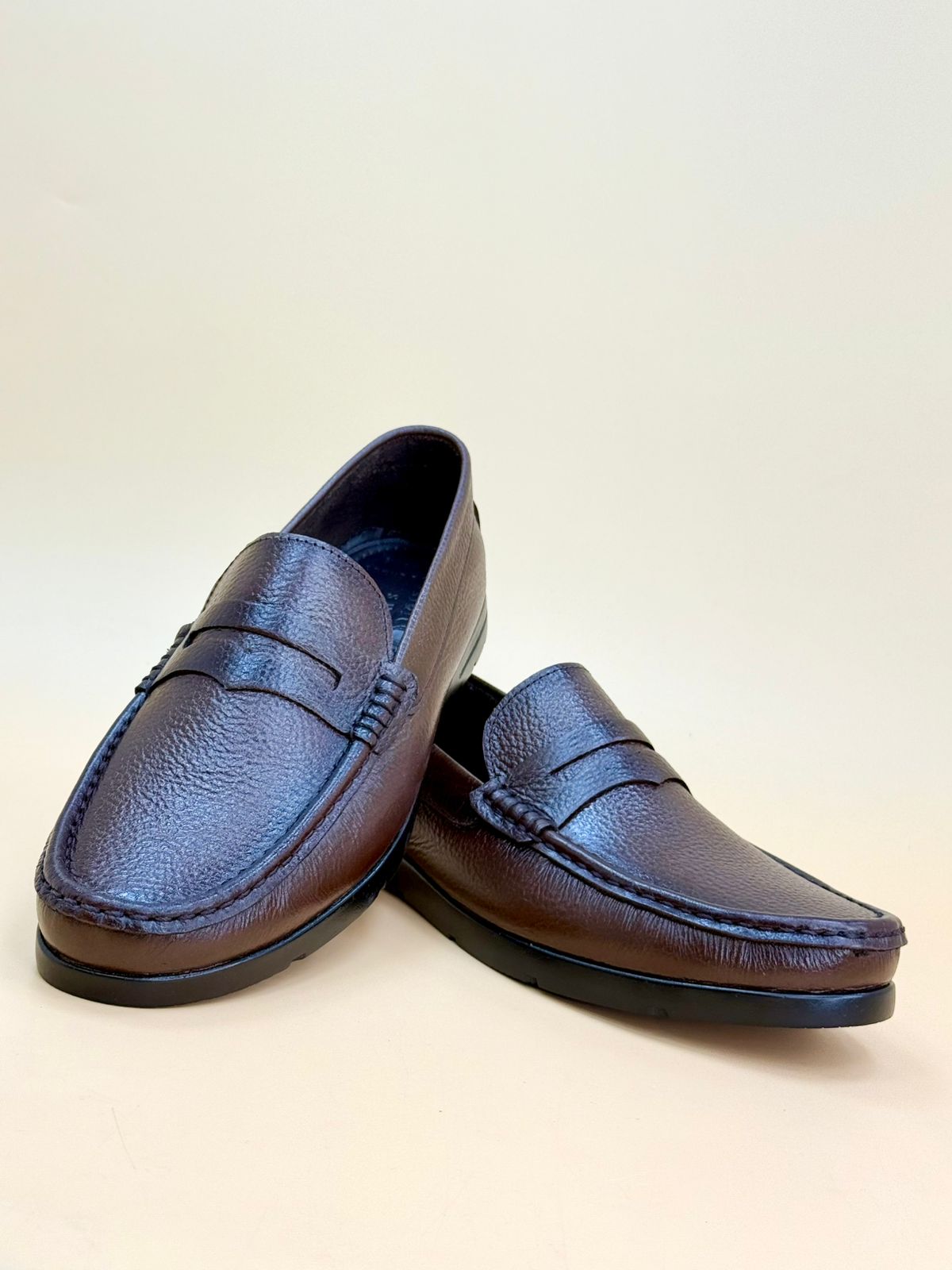 NEW ,  MADE IN EGYPT GENUINE LEATHER MEN SHOES M990
