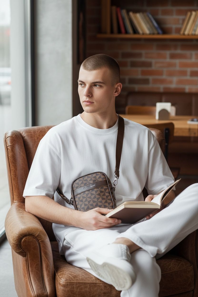 NEW 2025 , MEN' HANDBAGS & SHOULDER BAGS D4