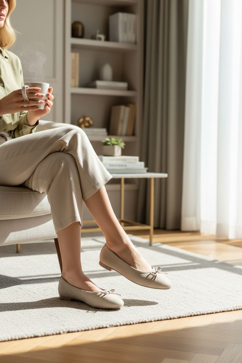 NEW ,  WOMEN FLAT SHOES W178