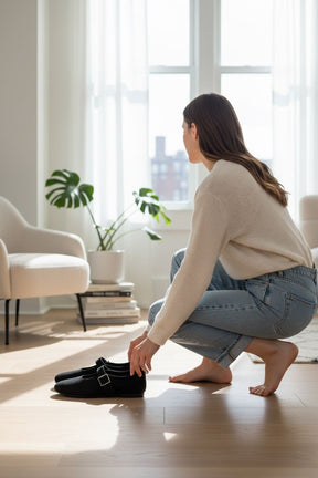 NEW ,  WOMEN FLAT SHOES W372