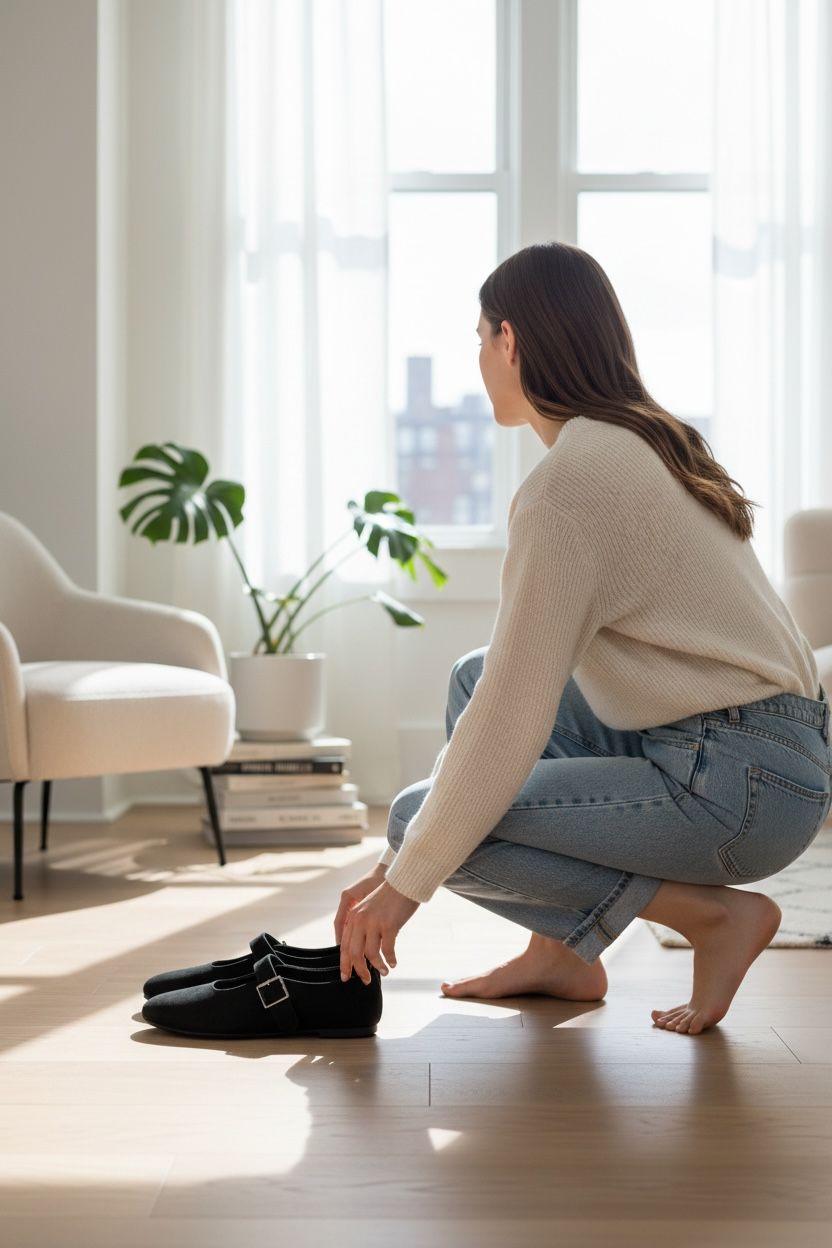 NEW ,  WOMEN FLAT SHOES W372