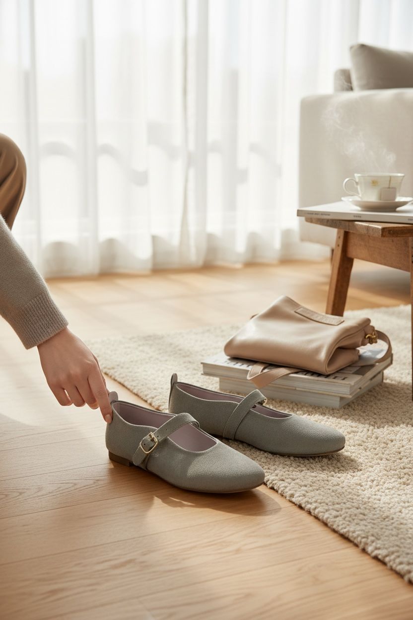 NEW ,  WOMEN FLAT SHOES W372