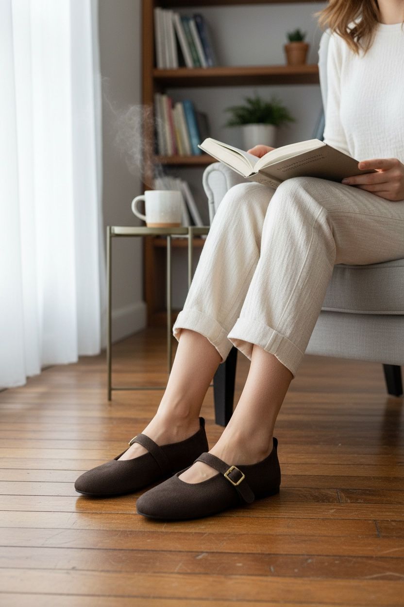 NEW ,  WOMEN FLAT SHOES W372